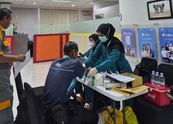 BRI Cabang Depok Bersama Klinik Ismail Medika Adakan Cek Kesehatan Berkala