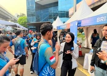 BRI KC Warung Buncit Tawarkan Solusi Keuangan dan Layanan Langsung di UMKM 5K Run